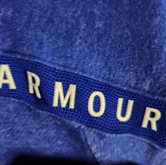 Under Armour Blue Zip Hoodie sz Medium - Picture 7 of 9
